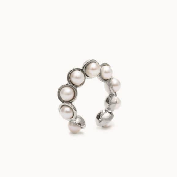 AROM. PON DE RING EAR CUFF S Silver