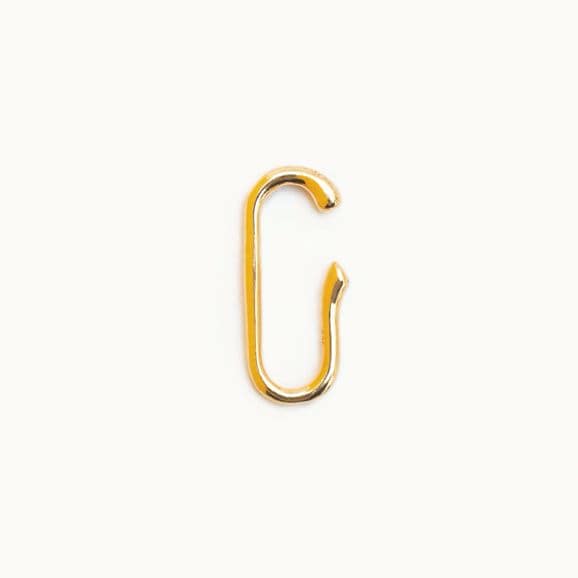 yʐ^zAROM. SMALL ELLIPTICAL EAR CUFF SS Gold