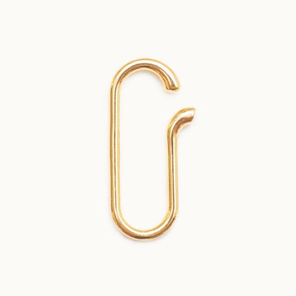 AROM. SMALL ELLIPTICAL EAR CUFF M Gold