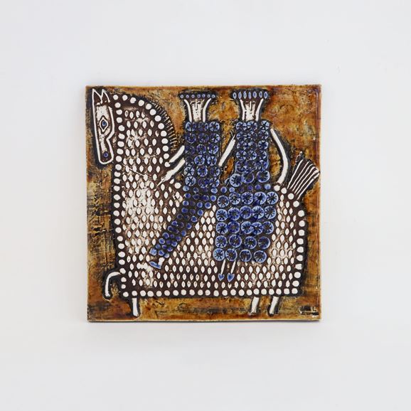 yʐ^zVintage Lisa Larson Ryttare UNIK 
