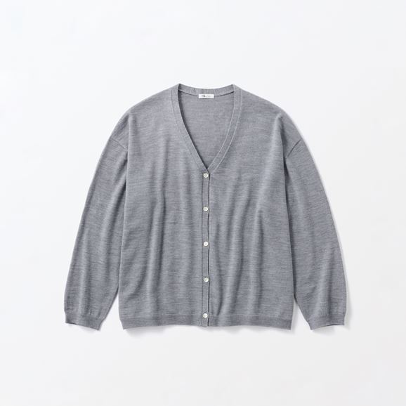 yʐ^zH& by POOL Wool Cardigan Gray