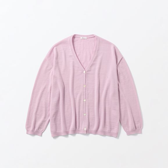 yʐ^zH& by POOL Wool Cardigan Pale Pink