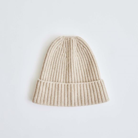 yʐ^zH& by POOL Cashmere Knitted Hat Beige