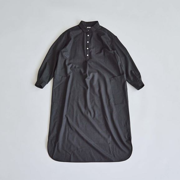 【写真】H& by POOL One-Piece Shirt Windowpane Black