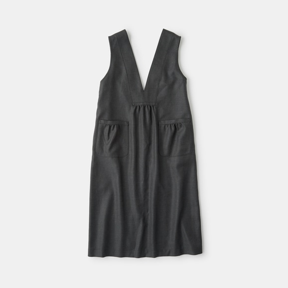 H& by POOL Apron Dress Charcoal