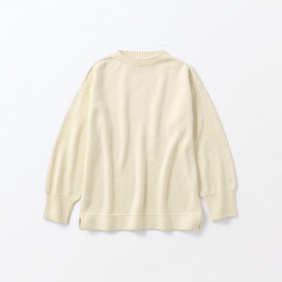 yʐ^zH& by POOL Wool Sweater M Ivory