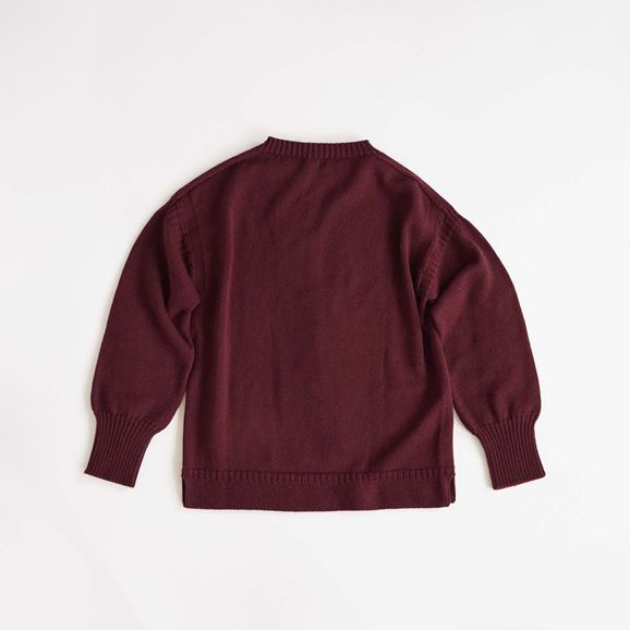 【写真】H& by POOL Wool Sweater M Burgundy