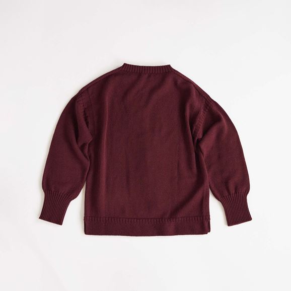 yʐ^zH& by POOL Wool Sweater M Burgundy