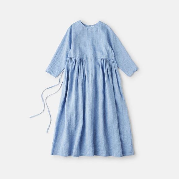 yʐ^zH& by POOL Gathered One-Piece Melange Blue