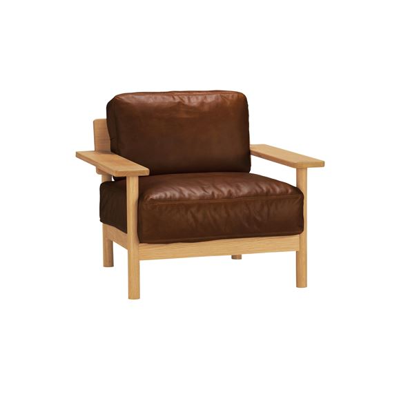 yʐ^zy݌ɕizDIMANCHE SOFA (1) Leather Premium Chocolate