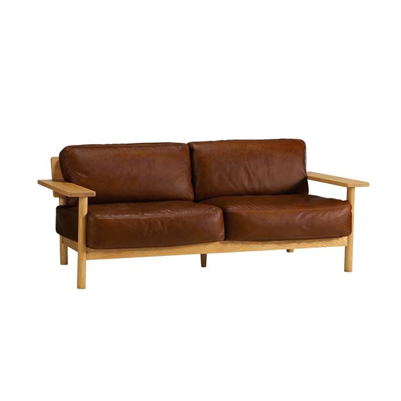 yʐ^zy݌ɕizDIMANCHE SOFA (C3) Leather Premium Chocolate