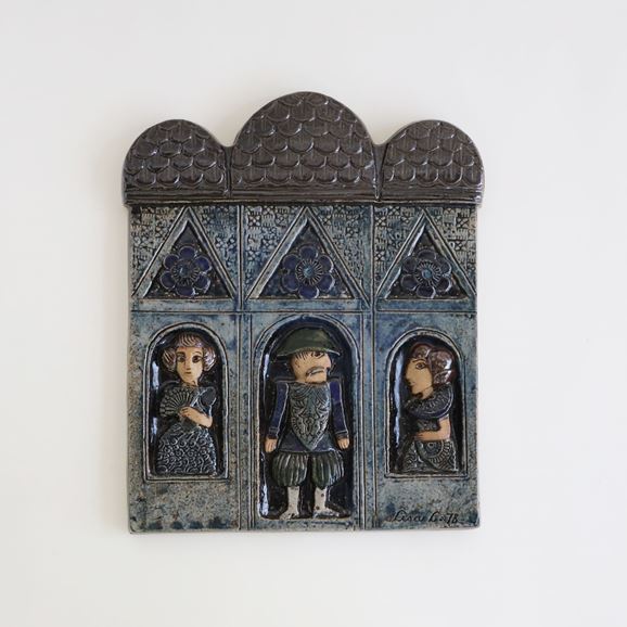 yʐ^zVintage Lisa Larson The Wizard's Inn 