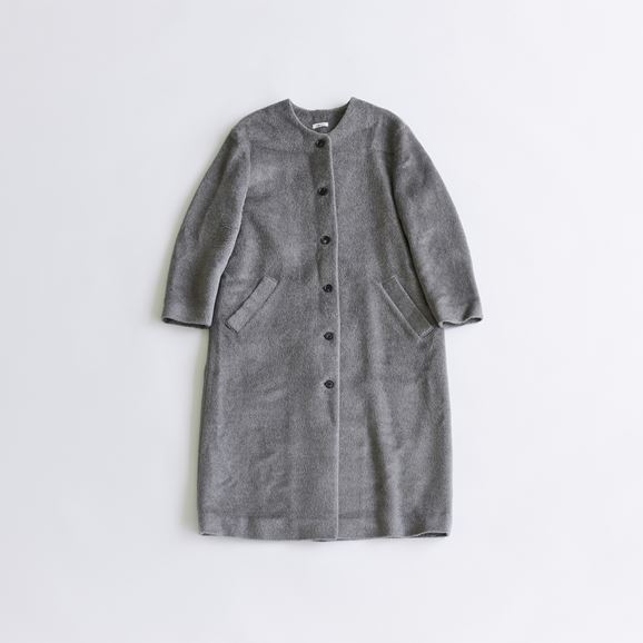 yʐ^zH& by POOL Coat Gray Wool