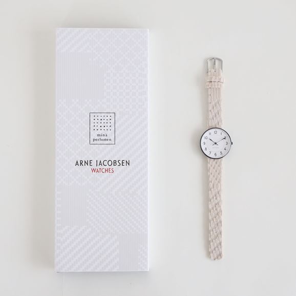 【写真】【数量限定】Arne Jacobsen × mina perhonen 腕時計 STATION φ34mm アイボリー