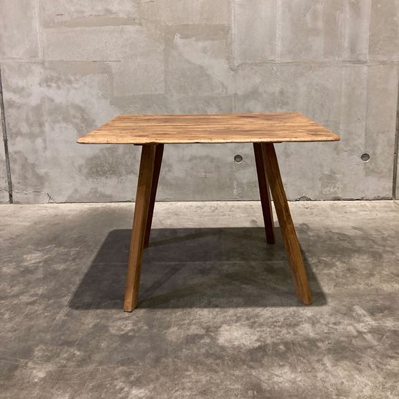 yʐ^zyBe[WƋz Vintage Old Teak Wooden Table