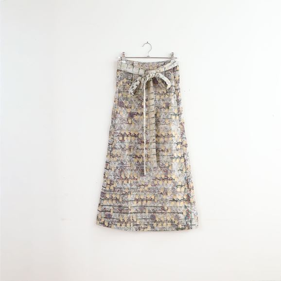 【写真】【一点物】retela unfabric apron skirt S