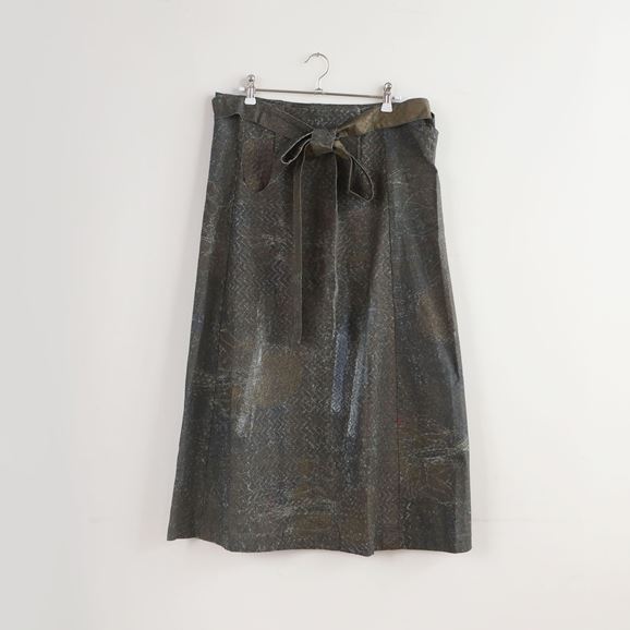 【写真】【一点物】retela unfabric apron skirt L