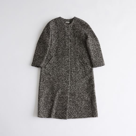 yʐ^zH& by POOL Coat Brown × Herringbone