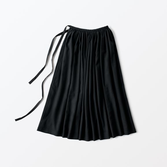【写真】H& by POOL Gathered Skirt Black