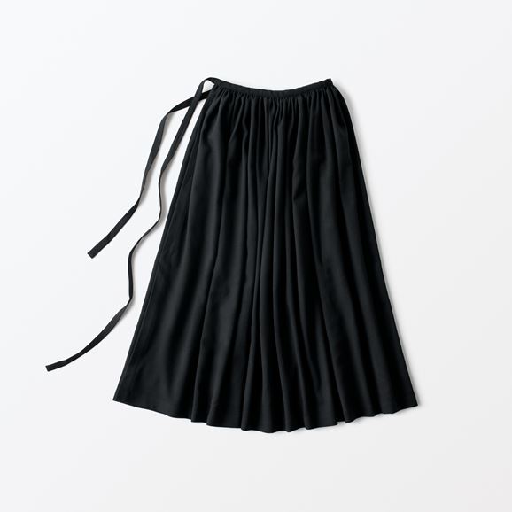yʐ^zH& by POOL Gathered Skirt Black