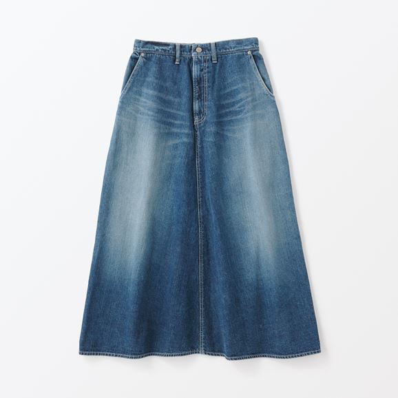 yʐ^zH& by POOL Denim Skirt 36 Stone wash