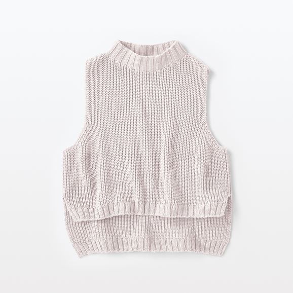 【写真】H& by POOL Cotton Cropped Vest Graige