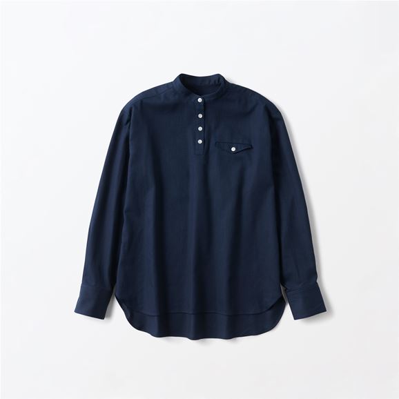 H& by POOL Regular Shirt Navy Plaid