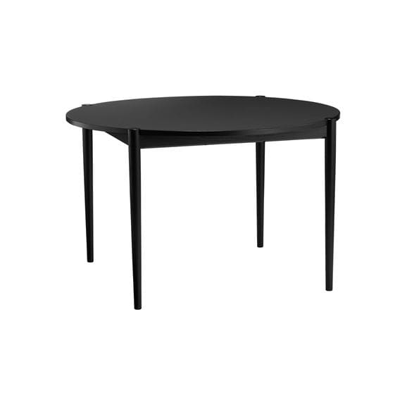 NOVA DINING TABLE ROUND 1200 Black×Linoleum top
