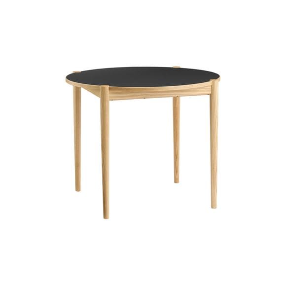 yʐ^zNOVA DINING TABLE ROUND 900 Natural×Linoleum top