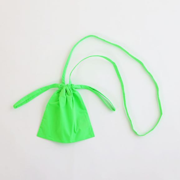 【写真】formuniform Drawstring Bag Strap XS ネオングリーン