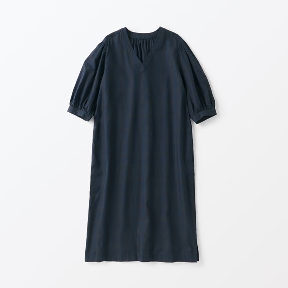 yʐ^zH& by POOL V-neck One-Piece Patterned Navy