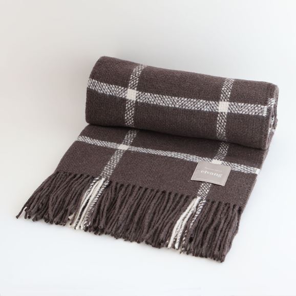 ELVANG TARTAN THROW uPbg 130×190 uE