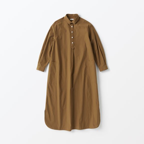 H& by POOL One-Piece Shirt Ripstop Brown