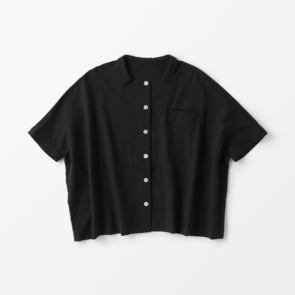 yʐ^zH& by POOL Wide Shirt Black