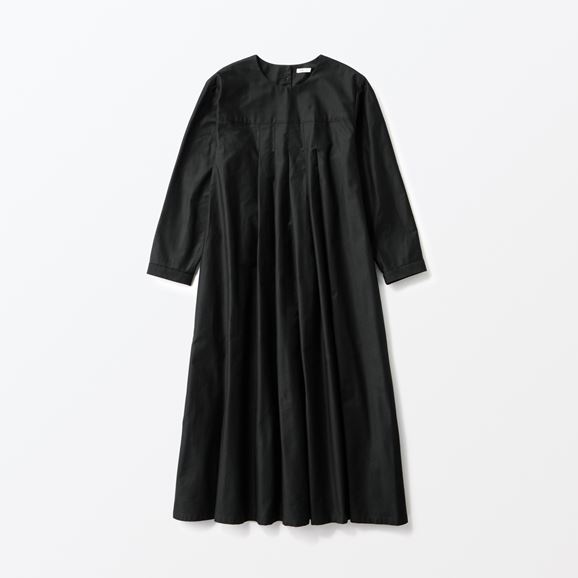 yʐ^zH& by POOL Front Gathered One-Piece Black