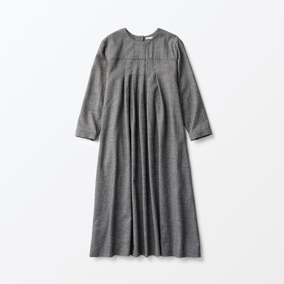 yʐ^zH& by POOL Front Gathered One-Piece Houndstooth