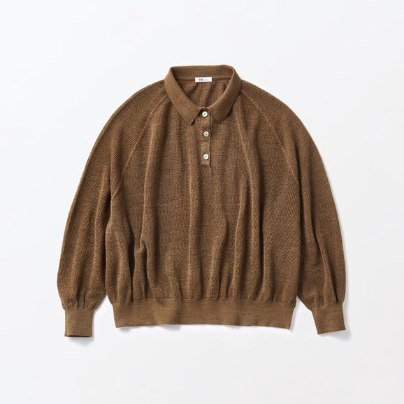 H& by POOL Polo Sweater Brown