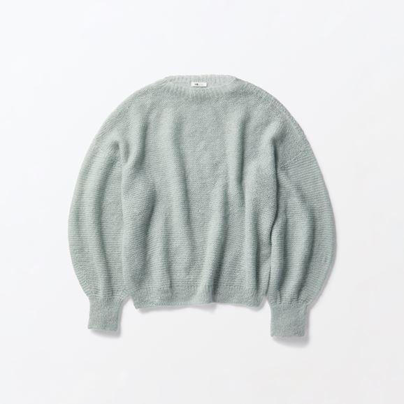 H& by POOL Mohair Sweater Blue Gray
