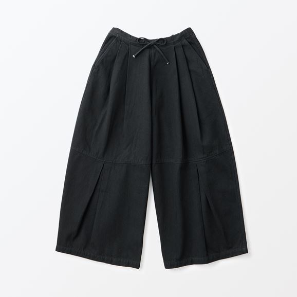 H& by POOL Denim Wide Pants Black