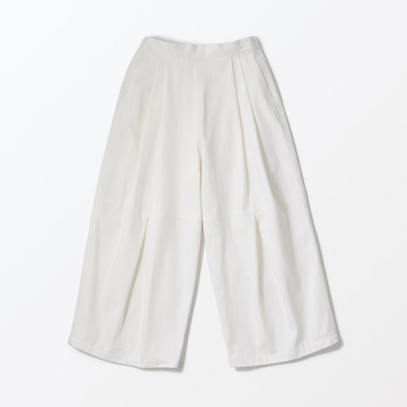 H& by POOL Wide Pants  White
