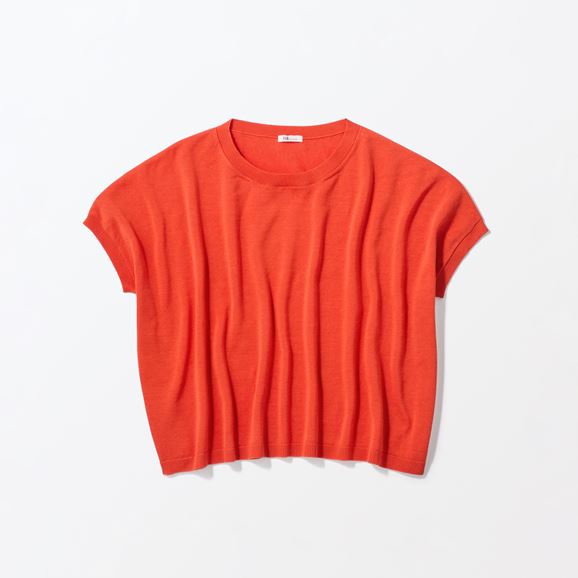 �y�ʐ^�zH& by POOL Cotton Pullover Knit Red