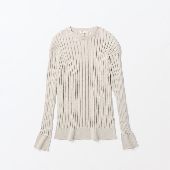 �y�ʐ^�zH& by POOL Cotton Lib Longsleeve Ivory