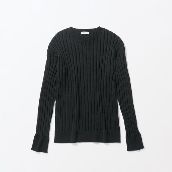 �y�ʐ^�zH& by POOL Cotton Lib Longsleeve Black