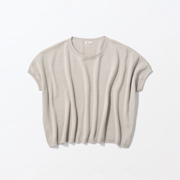 �y�ʐ^�zH& by POOL Cotton Pullover Knit Ivory