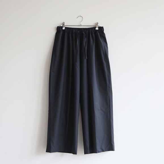 �y�ʐ^�zPOSTELEGANT Wool Extra Wide Trousers �u���b�N