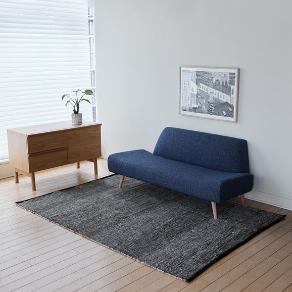 ���O IDEE Juterag 140×200cm �u���b�N