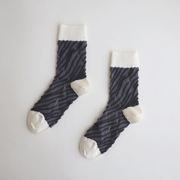 �y�ʐ^�zIDEE Grain Socks Drift M �`���R�[���O���[