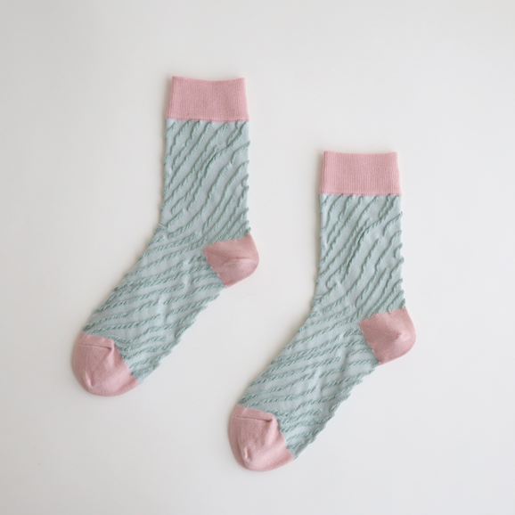 �y�ʐ^�zIDEE Grain Socks Drift M �s���N