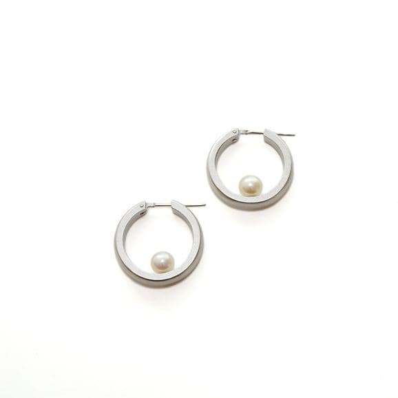 �y�ʐ^�zsusui pearl doughnuts �t�[�v �s�A�X �y�A �}�b�g �V���o�[ �}�b�g�d�グ
