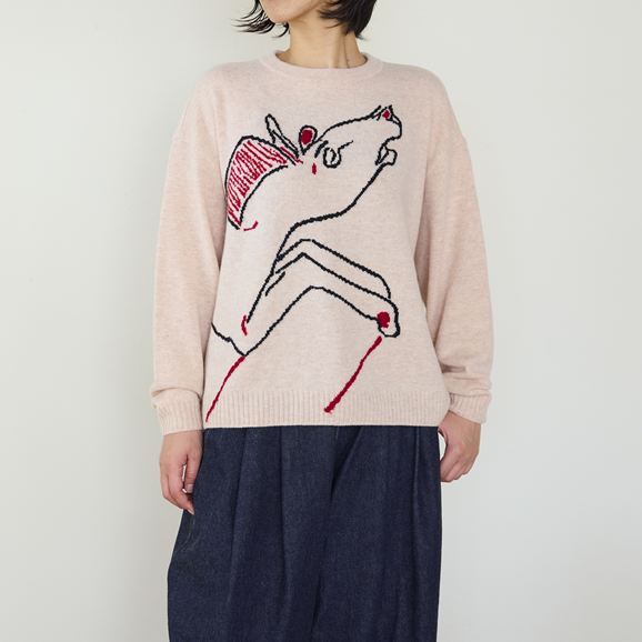 �y�ʐ^�zLee Izumida �Z�[�^�[ Horse �x�[�W��